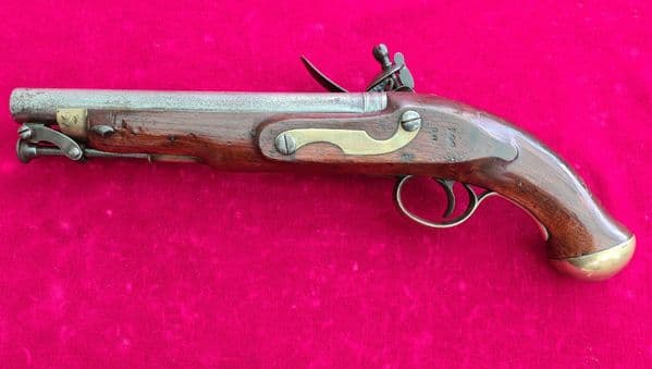 A very scarce British Military New Land pattern officers Flintlock Pistol. Circa 1830-1837. Ref 3173